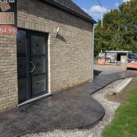 Béton imprimé à Hautrage