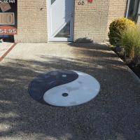 Désactivé avec micro béton yin yang