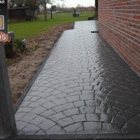 Béton imprimé et lisse à Blicquy
